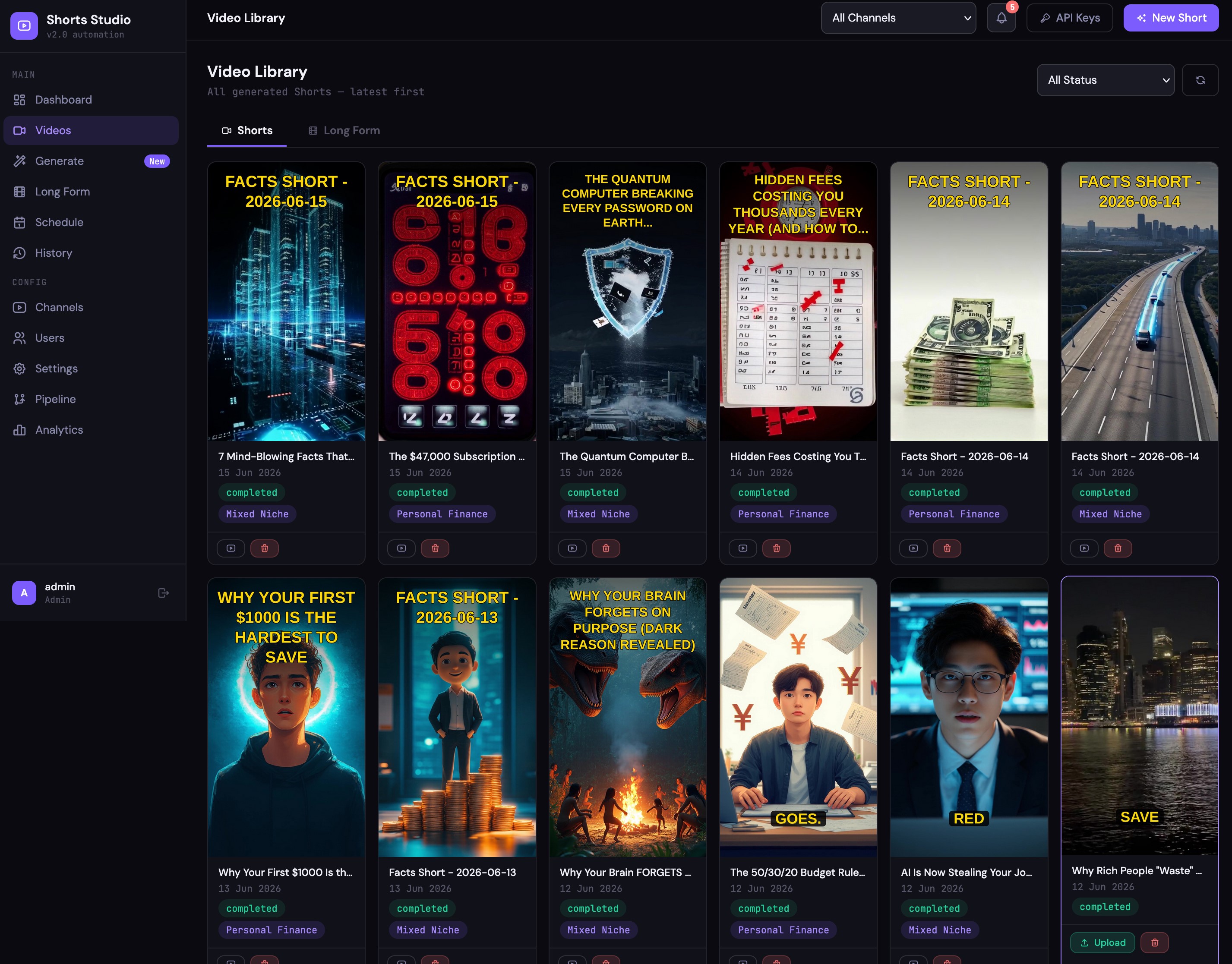 Analytics View